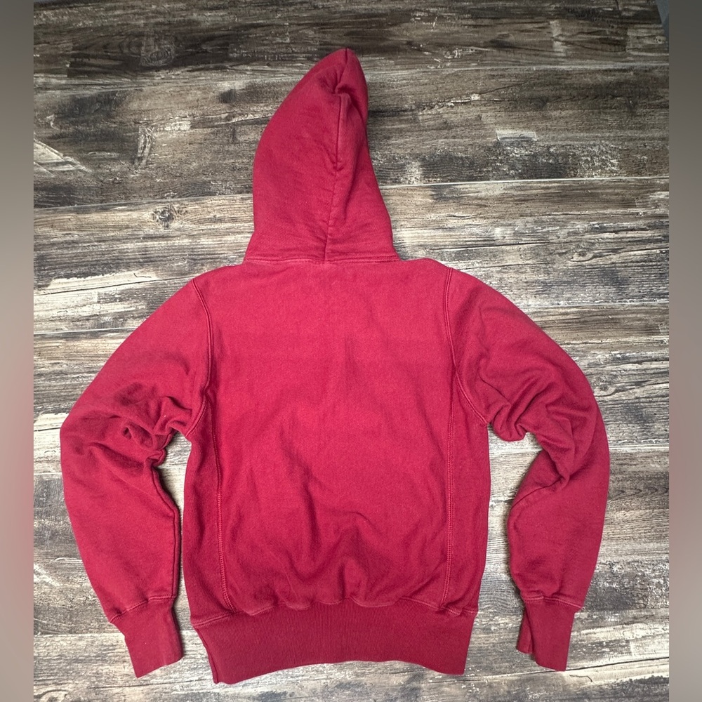 Champion Hoodie - Reverse Weave - Burgundy Pullover - Tonal Logo - XS - GUC - Picture 3 of 11
